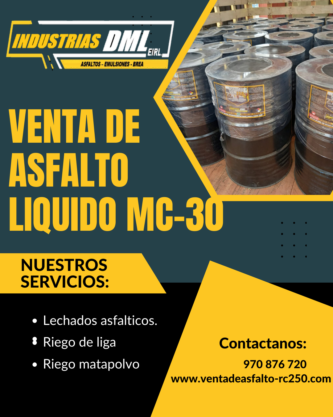 VENTA DE ASFALTO MC-30